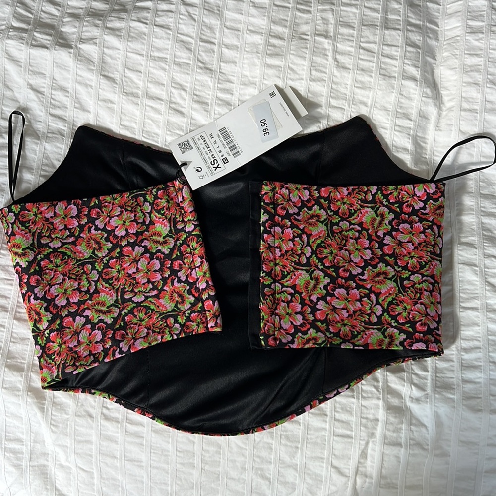 Zara floral corset - Picture 2 of 4